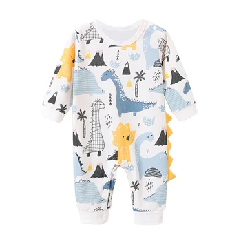 

Summer Baby Boy romper roupa de bebes Newborn Jumpsuit Long Sleeve Cotton Pajamas Rompers Baby Clothes