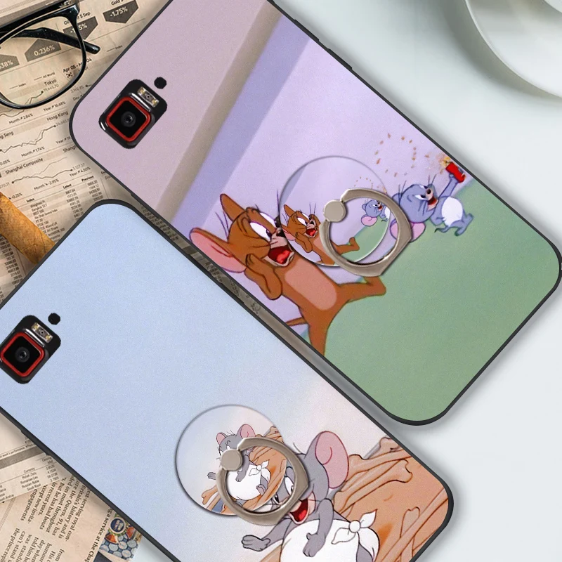 Soft Silicone Case For Lenovo Vibe Z90 S90 S850 P1 P1m P2 Cute Mouse Ring Holder Z6 Pro Back Cover | Мобильные телефоны и