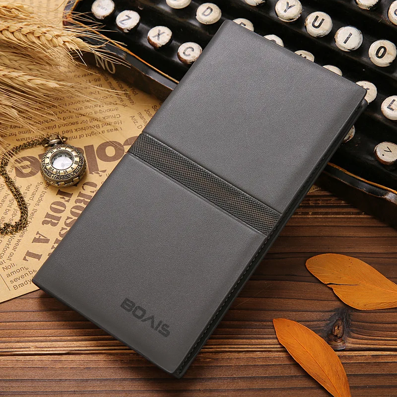 

Manufacturers Direct Selling Guangzhou Brand Long Suit Wallet Simplicity Generous Business Men Clutch Wallet