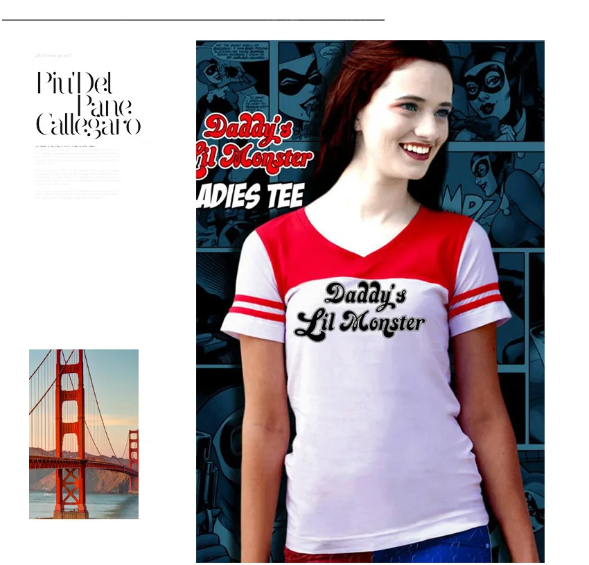 Cosplay&ware Shirt Beauty Girl T-shirt Lil Monster Top Cosplay Costume Ladies Short Tee For Adult Women Halloween -Zentai shop online H130eac1ceef848898d5007e24da63079z.jpg