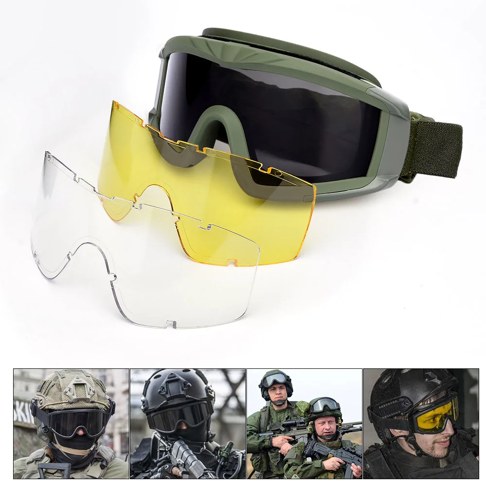 

For Motorcycle Goggles Shooting Glasses Motorcycle Windproof Wargame Goggles Motorcycle Glasses Motorcycle Accessories