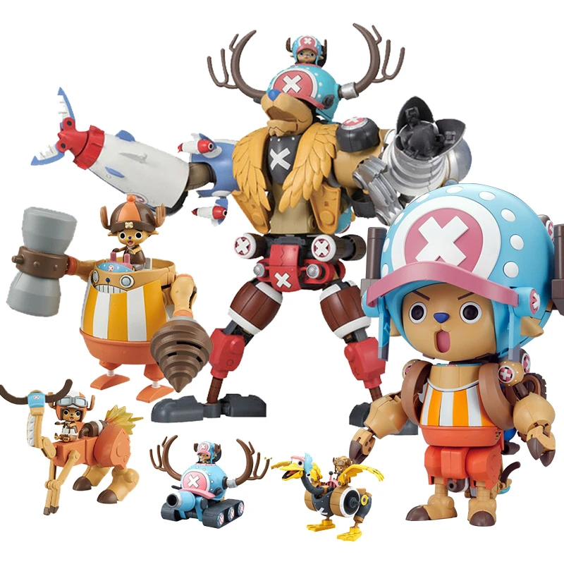 Puzzle Assembling Model One Piece Tony Chopper Fit Robot Full Set Of 5 Tank Flying Wing Submarine Collection Christmas Gift Action Figures Aliexpress