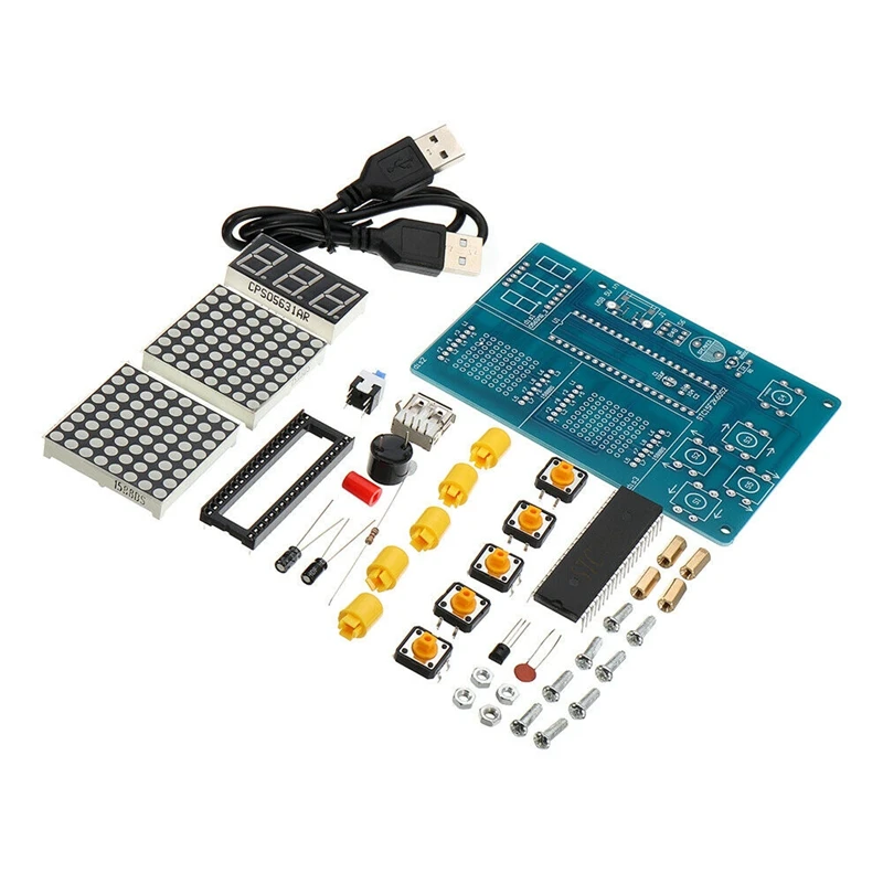 DIY игровой набор 51 SCM чип Ретро электронная приставка для пайки
