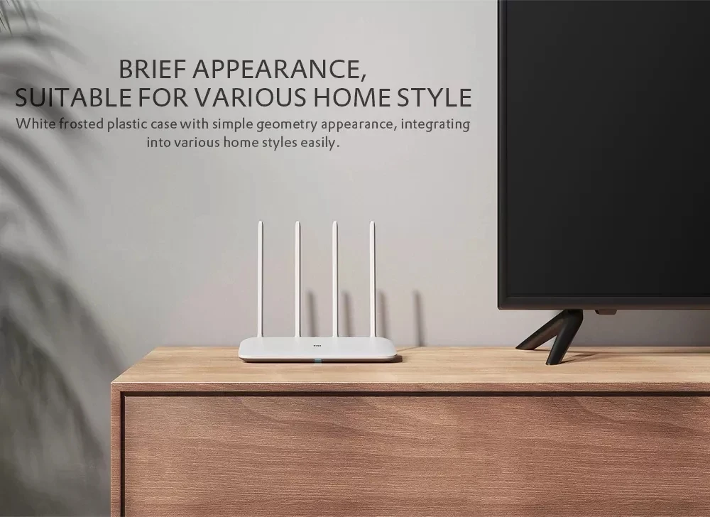 Xiao mi Wi-Fi роутер 4 Wi-Fi ретранслятор 1167 Мбит/с двухдиапазонный двухъядерный 2,4G 5 ГГц 802.11ac четыре антенны управление приложением беспроводные роутеры