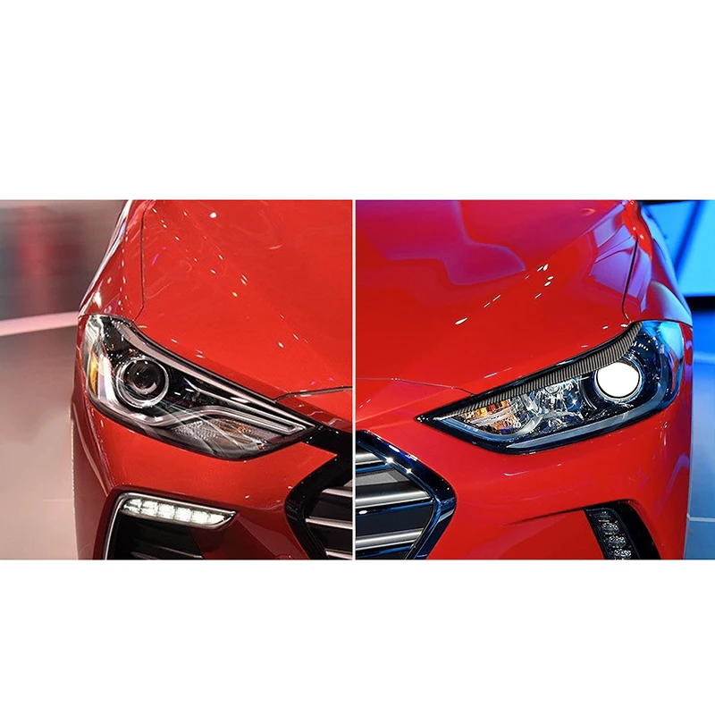 Карбоновые фары брови крышка отделка части для hyundai Elantra