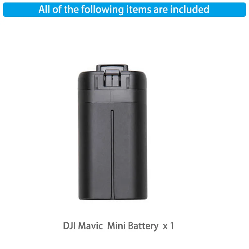 Взлетно-посадочная площадка для DJI Mavic мини аккумулятор дрона mavic пульт дистанционного управления в виде мини больше аксессуаров для Интеллектуальный полётный аккмулятор максимальное время полета 30 минут - Цвет: Mini Battery X 1