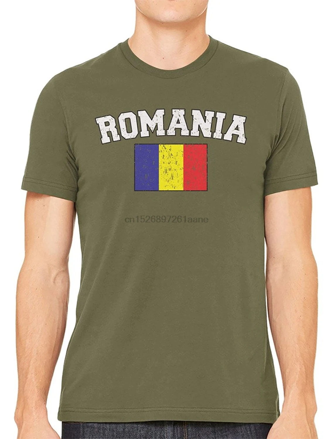 

High Quality Personality Print T-Shirt Men Summer Style Newest 2020 Men T-Shirt Fashion Romania Flag Men T-Shirt