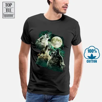 

3 Wolf Moon Wolf T Shirt Adult Unisex The Mountain Cool Casual Pride T Shirt Men Unisex New Fashion Tshirt Loose Size Top Ajax