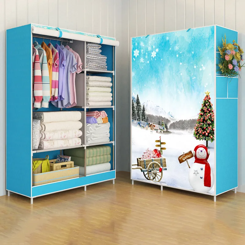 COSTWAY Тканевый шкаф для одежды тканевый складной портативный шкаф для хранения спальни мебель для дома armario ropero muebles