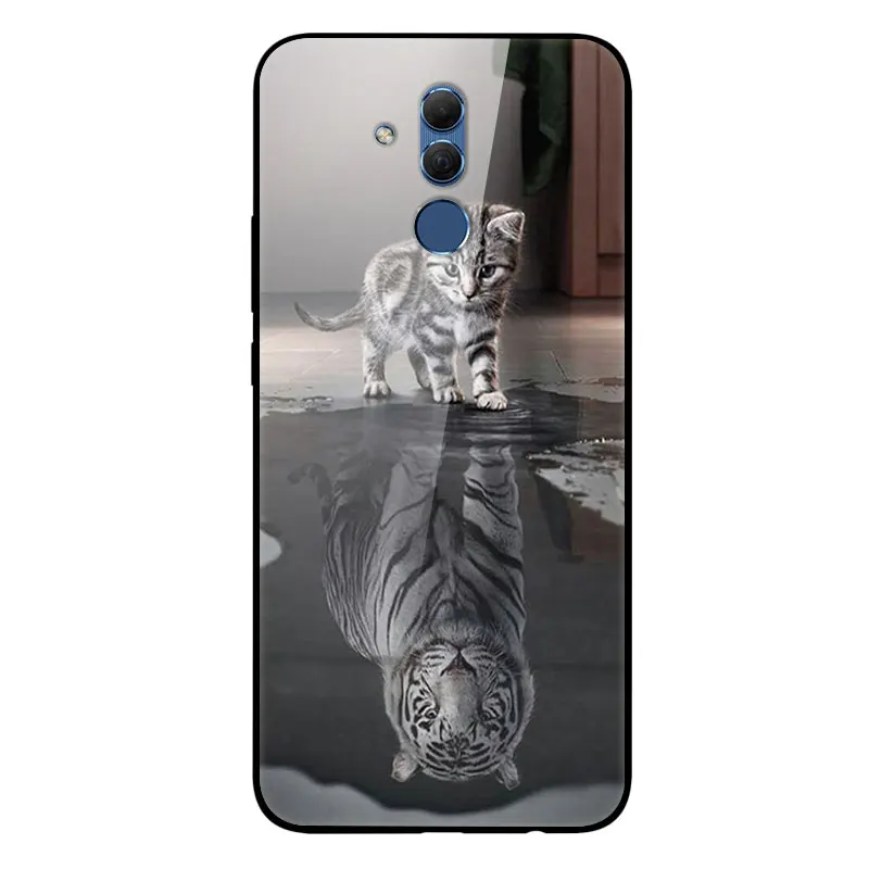 Yoedge 2 Custodie Morbida In Silicone Per Huawei Mate 20 Lite (6,3'') – Tema Natalizio Con Alce E Babbo Natale, Antiurto - 3