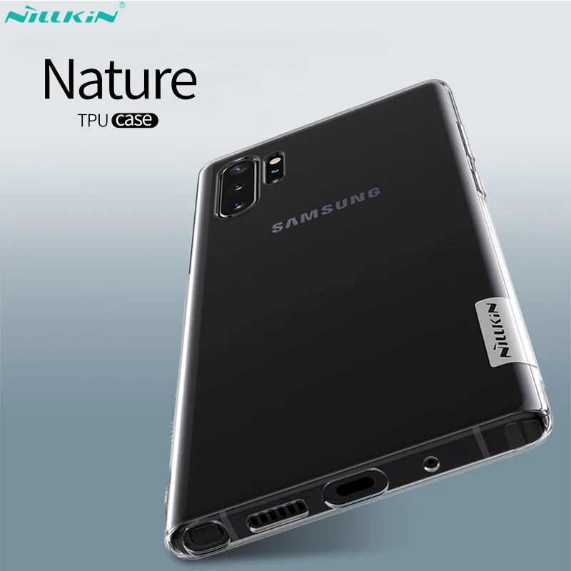 Чехол Nillkin для samsung Galaxy Note 10 + чехол 5G мягкий тонкий прозрачный силиконовый из ТПУ