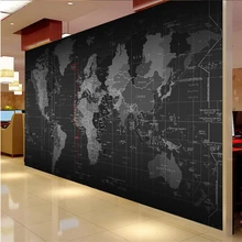 Diantu настроить любой размер фреска обои 3D Личность технология карта мира фреска фон стены papel де parede