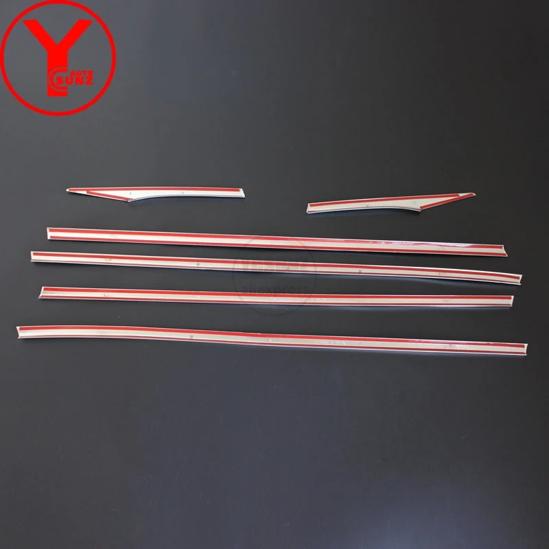 Хромированные полосы для отделки окон автомобиля молдинг honda civic 10 поколения