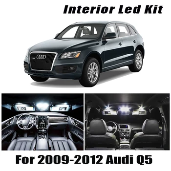 

13x White Interior LED Light Bulbs Canbus Kit For 2009 2010 2011 2012 Audi Q5 Accessories Map Dome Step License plate light Lamp