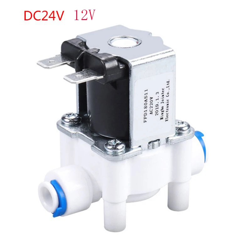 

DC12V/24V Electric Solenoid Valve Magnetic Water Air Inlet Flow Switch Washing Machine Dispenser for Water Purifier Devices