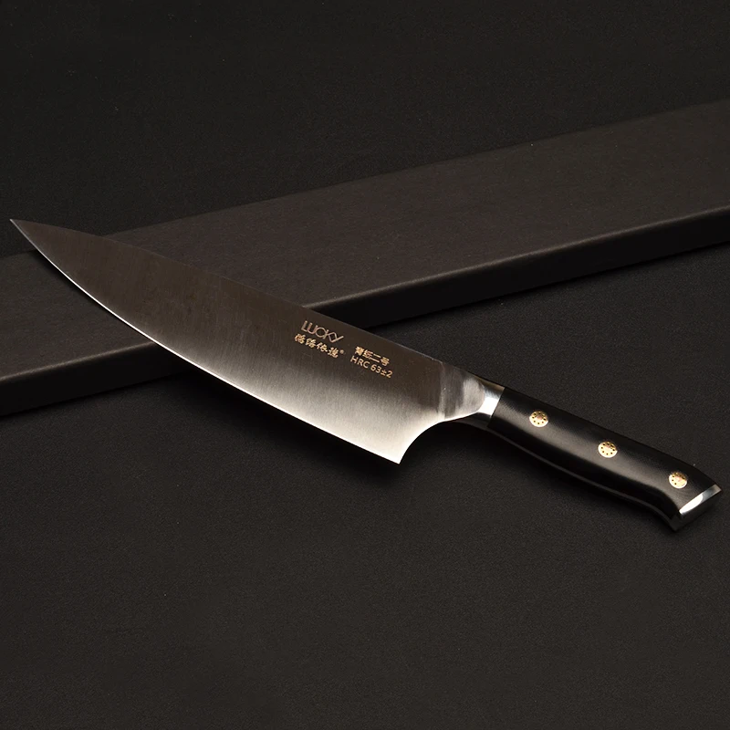 

Kitchen Chef Knife High Quality Blue Steel Very Sharp Cooking Tools Meat Cleaver Fish Fillet Slicing Chopping Cooking Tools 35