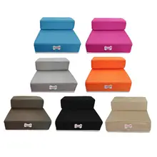 Лестница для домашних животных, дышащая сетка, лестница для домашних собак, складная двухслойная лестница, съемные и моющиеся ступени для сетки