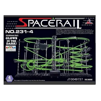 

Adult Assembled Ball Wood 231-4 Roller Coaster Luminous Version 4-Level Space Orbit