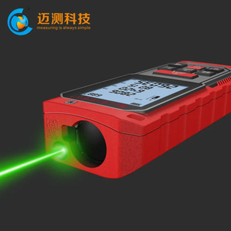 MiLESEEY S2 Laser Rangefinder Green light source tape distance measurer 100m range finder
