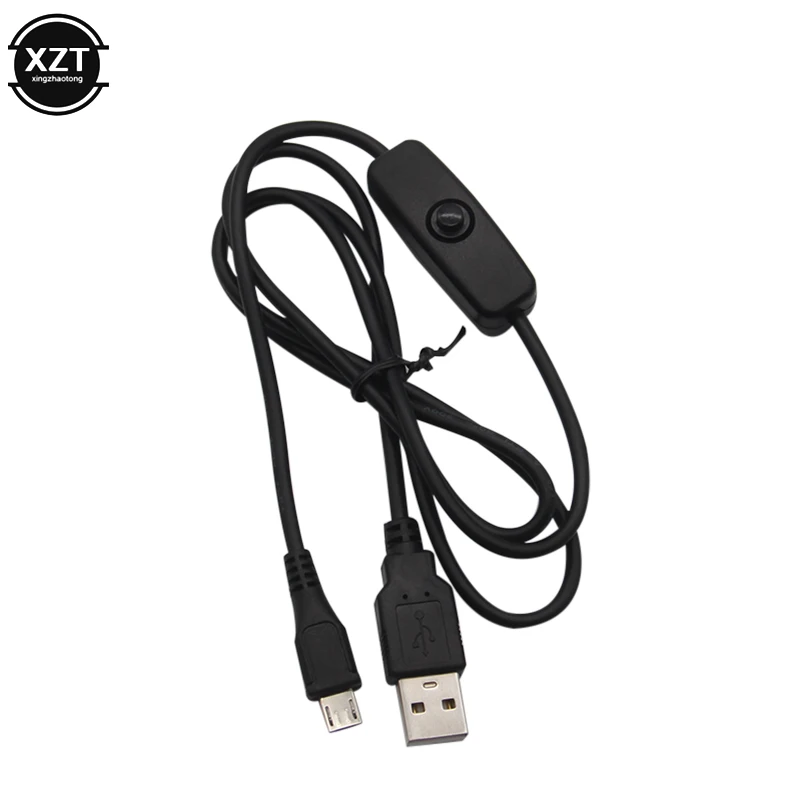 Кабель USB с выключателем ВКЛ./ВЫКЛ. зарядное устройство Micro типа C источник питания