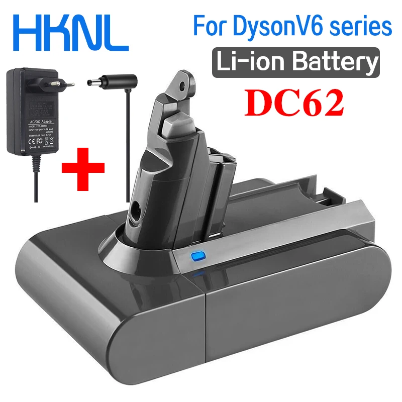 Dyson V6 батарея 6800mAh 21 6 V литий ионная для dyson dc62 DC58 DC59 DC61 DC74 SV09 пылесос + зарядное