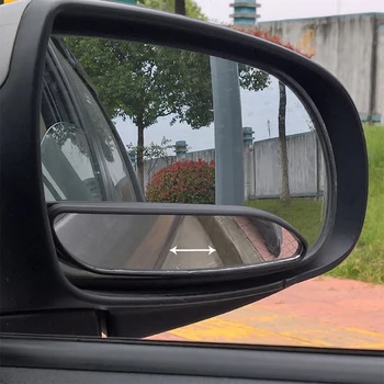 

Car Side Rear View Blind Spot Wide view door Mirror 5 inch Sub Mirrors accessories Angle Adjustable auto spiegel Clear HD view