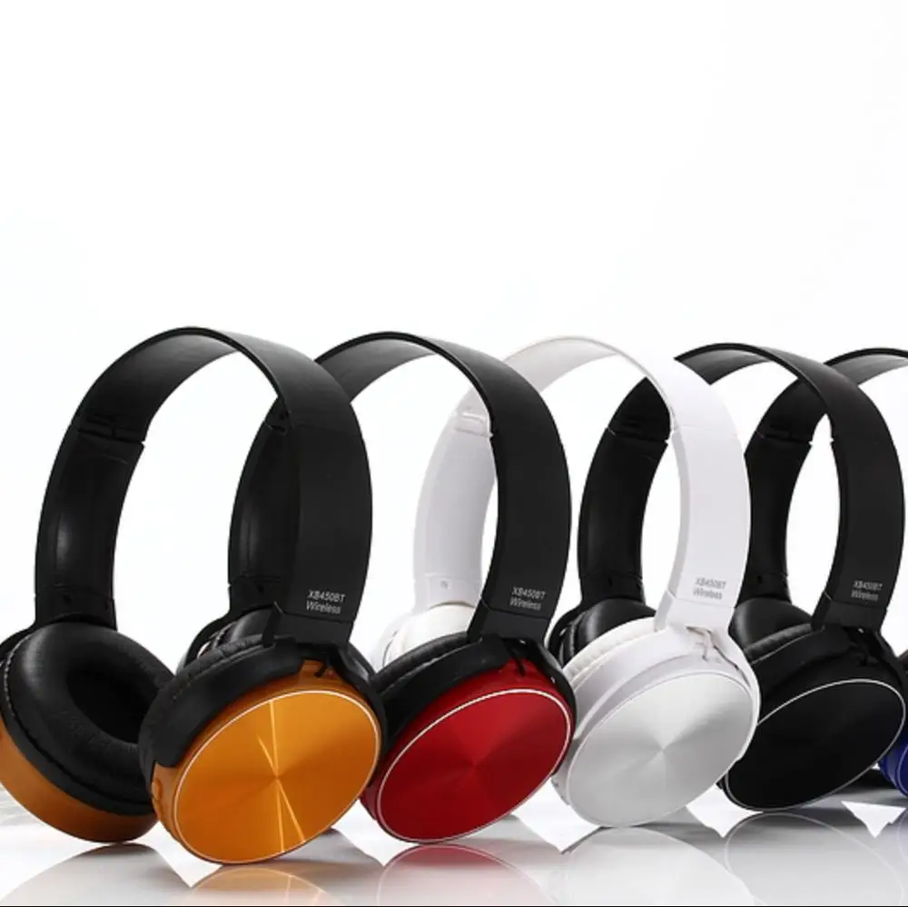Deep Bass Wireless Bluetooth Mic Headphone Electronic Headset FOR Sony xiaomi phone Earphone Swiveling Ear Cups for sport