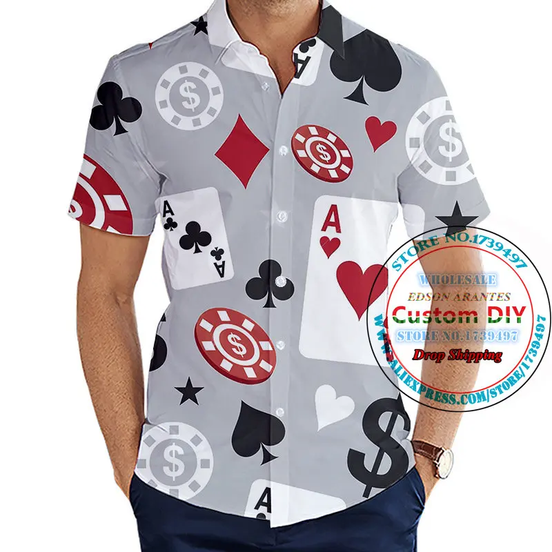 Custom all over print button down shirts Clearance