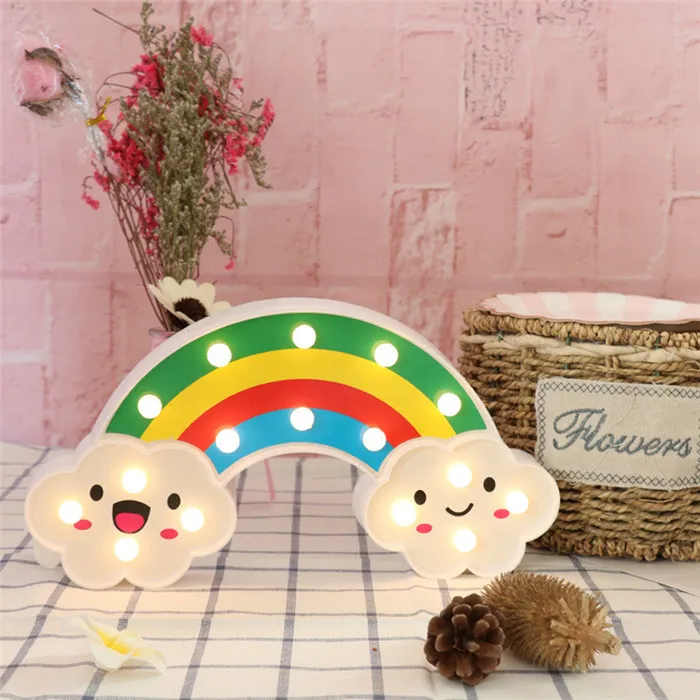 Cute Rainbow LED Night Light 3