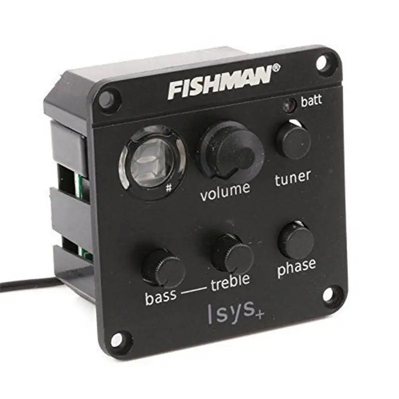 Fishman ISYS+ звукосниматель для гитары электрическая коробка народная Акустическая гитара звукосниматель гитарный усилитель регулируемые звуковые аксессуары для гитары