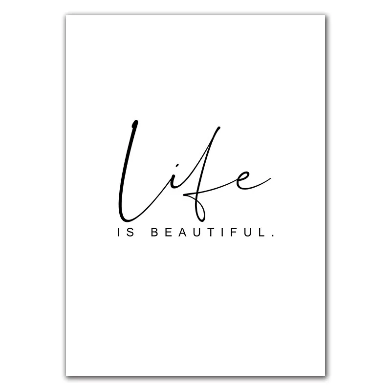 Live-Love-Laugh-Inspiring-Quotes-Wall-Art-Canvas-Painting-Black-White-Wall-Poster-Prints-For-Living (22)