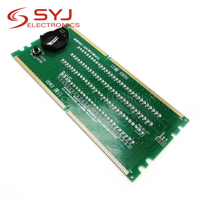 1 шт./лот DDR2 DDR3 с подсветкой тестер света комбинированный настольный в наличии |