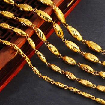

Men Necklace Chain Gold Filled Solid Hip Hop Men Jewelry Choker Gift