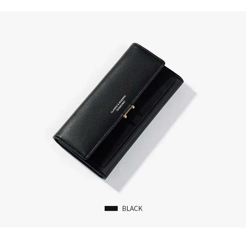 High Quality Rfid Long Zipper Wallet Women‘s Luxury PU Leather Card Wallets for Women 2019 Fashion Brand Female Money Purse Bags (32)
