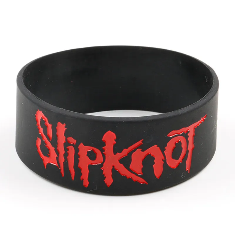 Силиконовый браслет Slipknot тяжелый металлический рок группа модный для любителей
