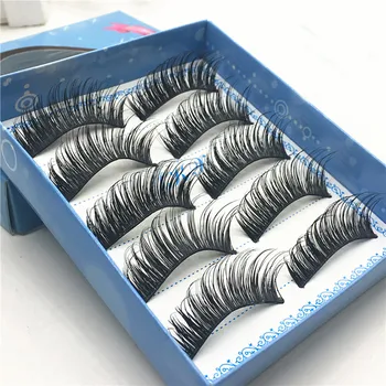 

1 Box Luxury False Lashes Fluffy Strip Eyelashes Natural 3D False Lashes Fluffy Strip Eyelashes Long Natural Party Y805