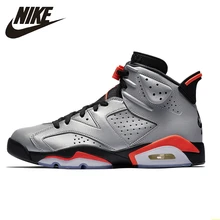 Nike Air Jordan 6 черных масок инфракрасный Для мужчин баскетбольные Ретро CNY спортивные кроссовки Для мужчин Aj 6 3M TS зеленый кроссовки# CI4072-001