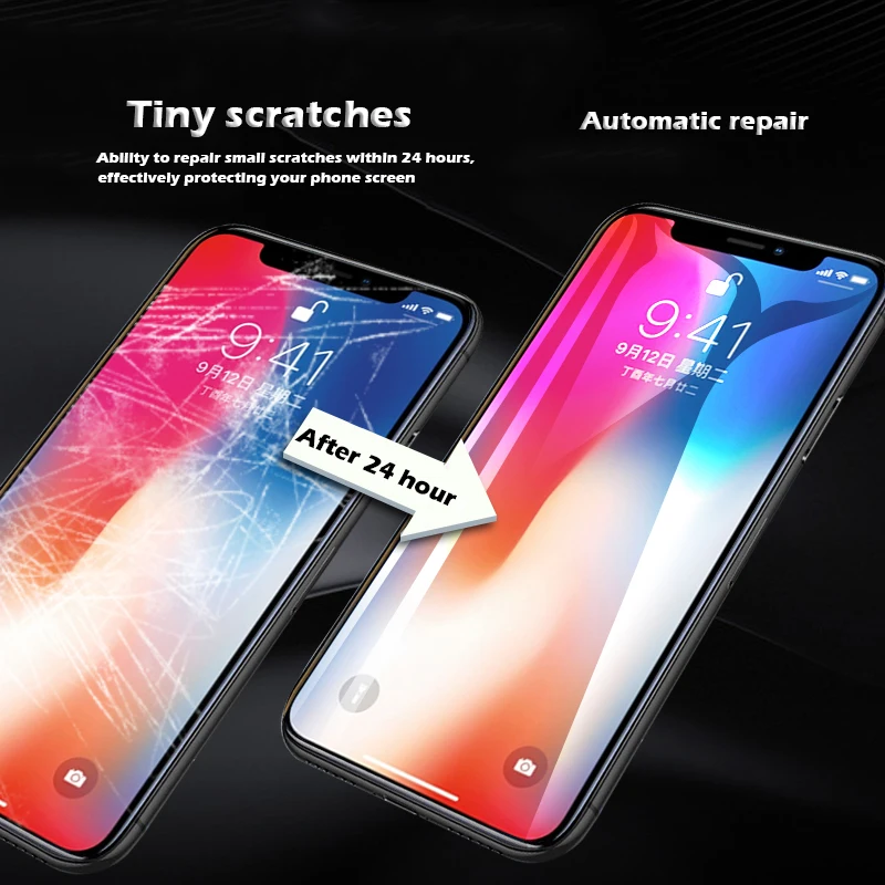 99D полная Защитная мягкая Гидрогелевая пленка для iPhone 11 Pro X XS XR Max экрана 7 8 6 6s Plus