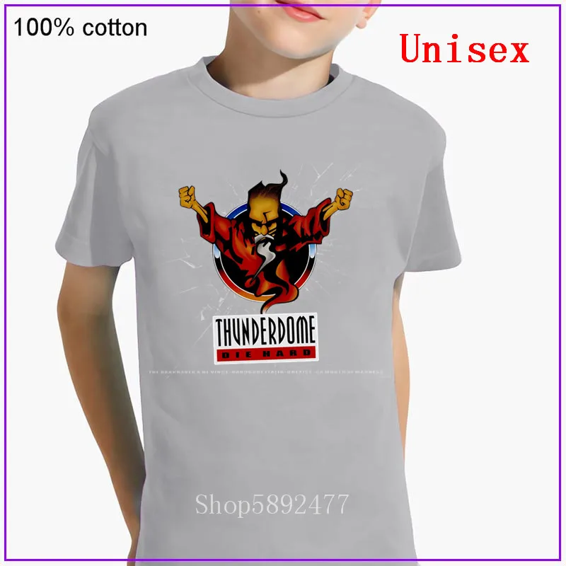 2020 Thunderdome футболка черная детская одежда для мальчиков и девочек Детские