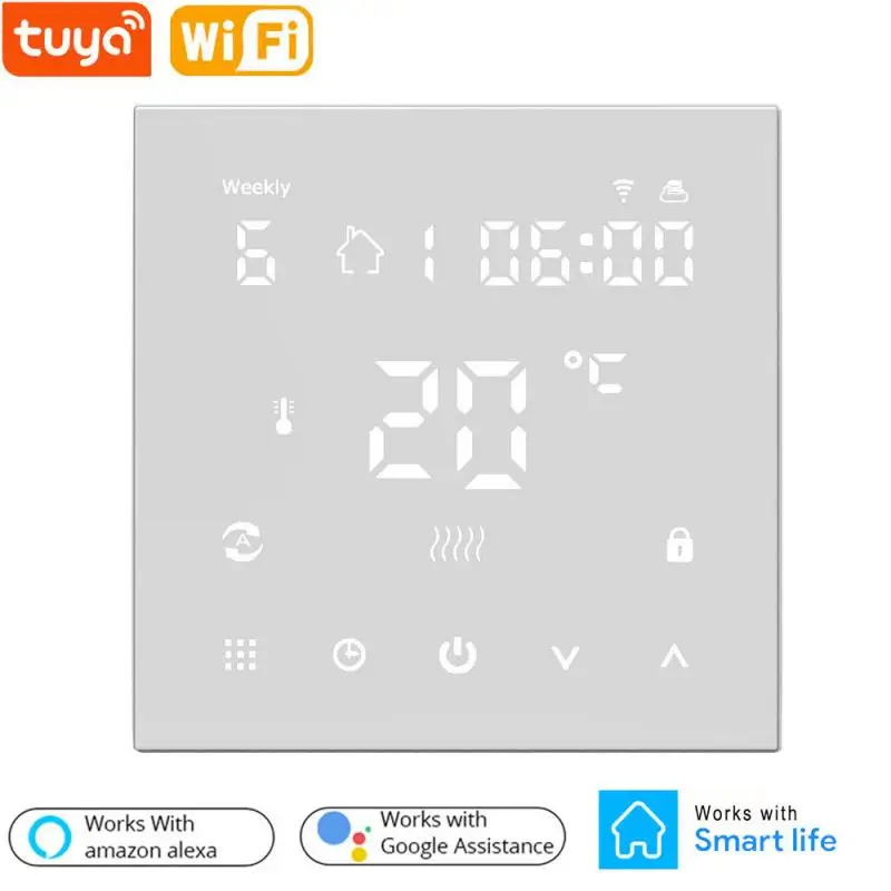 Умный термостат Tuya Wi-Fi контроллер температуры для напольного/водяного