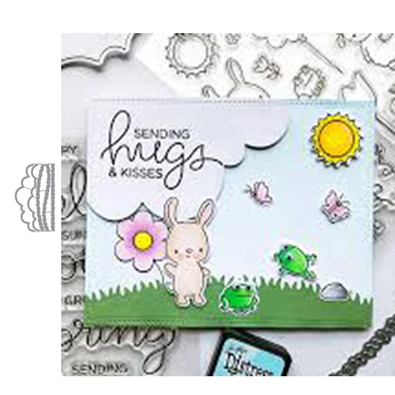 

JC Metal Cutting Dies DIY for Scrapbooking Lace Strip New Die Cut Card Make Shape Stencil Plate Craft Mold Model Decor Template