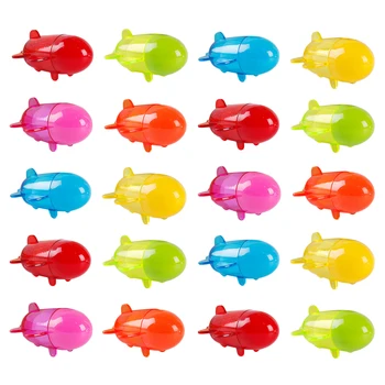 

20 PCS Expansion Creative Portable Rocket Shape Ballpoint Pens Accessory for Office Students School Stationery