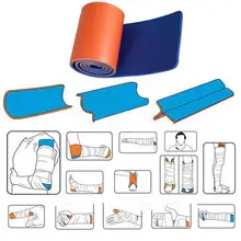 1 шт. 46*11 см 92*11 см 92*15 см наружная аварийная рулонная шина водонепроницаемая многоразовая Первая помощь фиксированная шина для кемпинга туризма