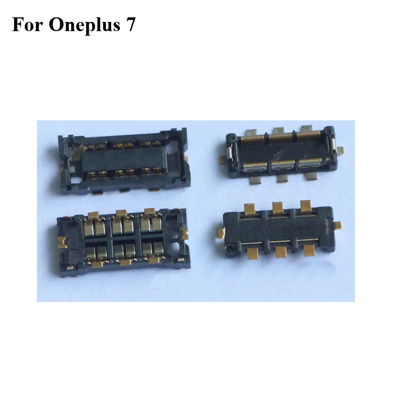 2 шт. для Oneplus 7 внутренний FPC Разъем Держатель аккумулятора клипса контакт на
