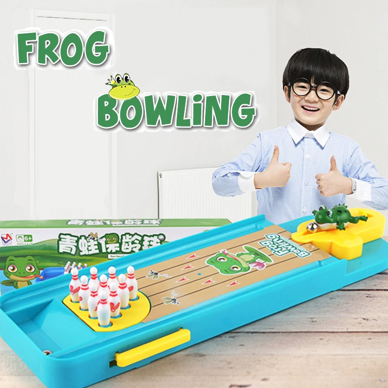 

Kawaii Table Game Toys Frog Bowling Funny Desktop Games For Children For Birthday Party
