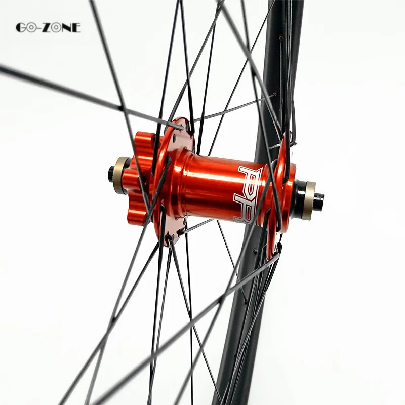 29er ultralight mtb bike asymmetric carbon wheels XC 30x22mm tubeless hope 4 boost 110x15 148x12 CN424 /thru axle disc wheelset