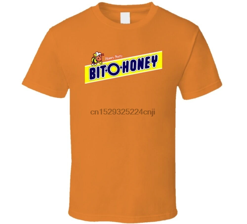 Классическая футболка Bit O Honey с изображением конфет и еды-оранжевая | Мужская