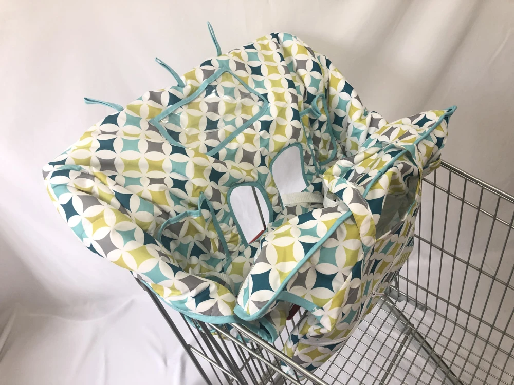 double shopping cart cover