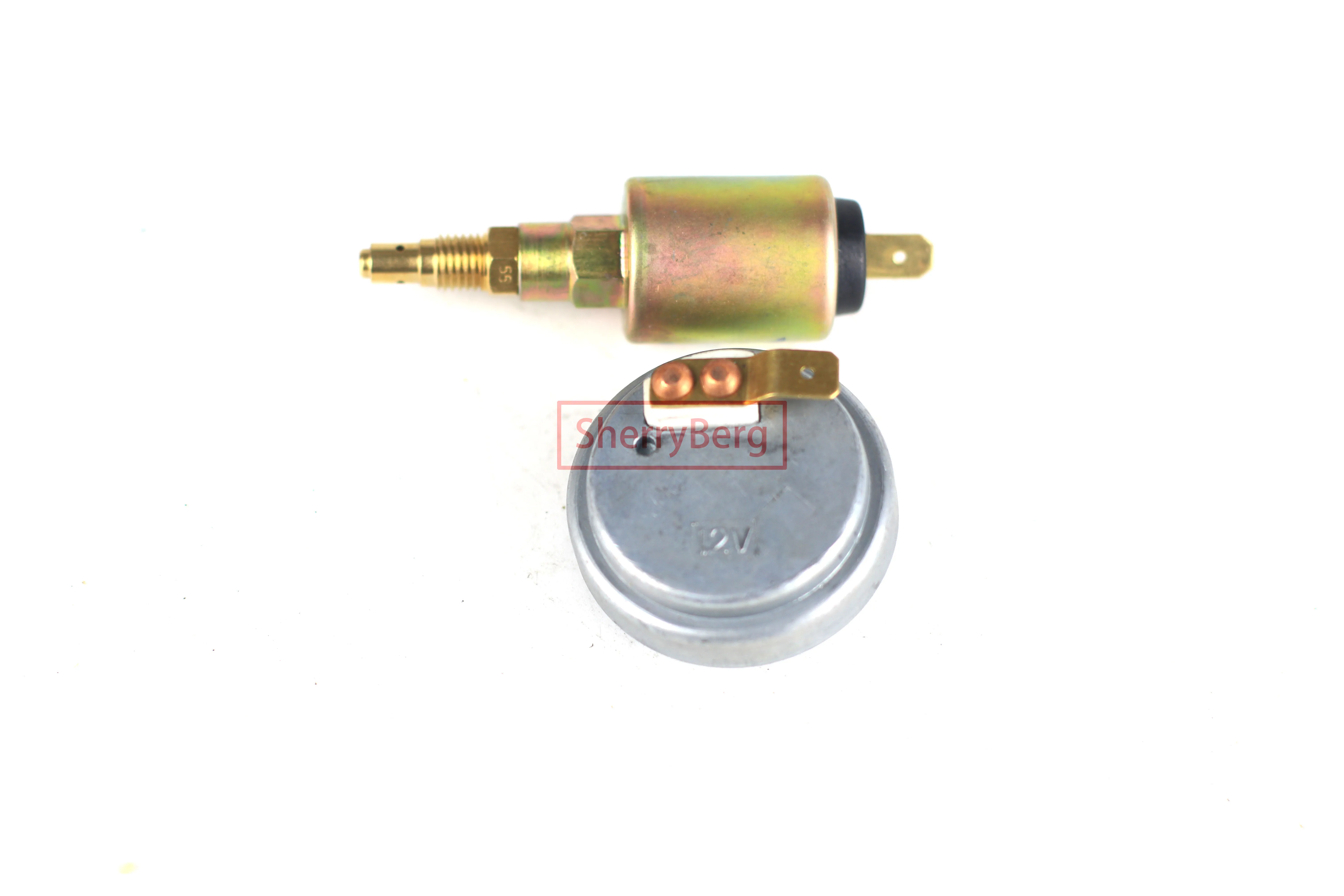 SherryBerg CARB Carburetor Carburettor IDLE STOP SOLENOID OE 111 129 413 A + Choke Element for VOLKSWAGEN VW BUG BUS pict 12V/6V