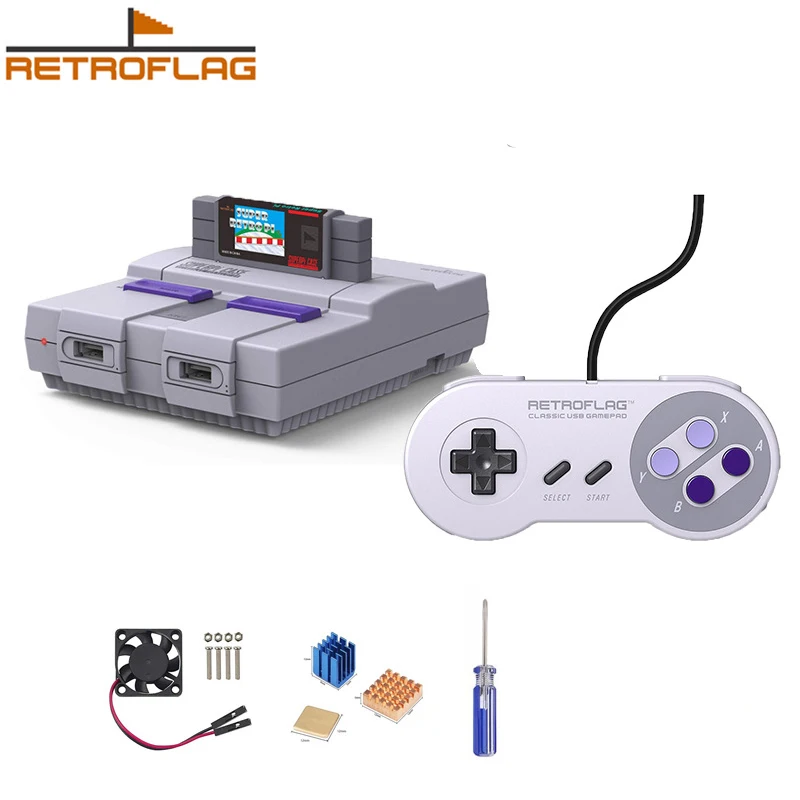 Чехол Retroflag SUPERPi Deluxe Edition U с классическим USB контроллером для Raspberry Pi 3B Plus /3B + /